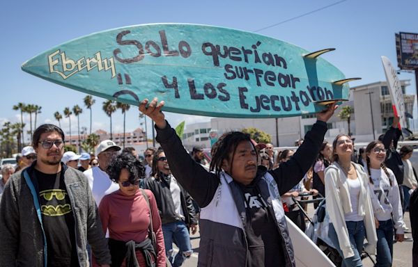 3 surfers shot, dumped in Mexican well for truck tires, authorities say