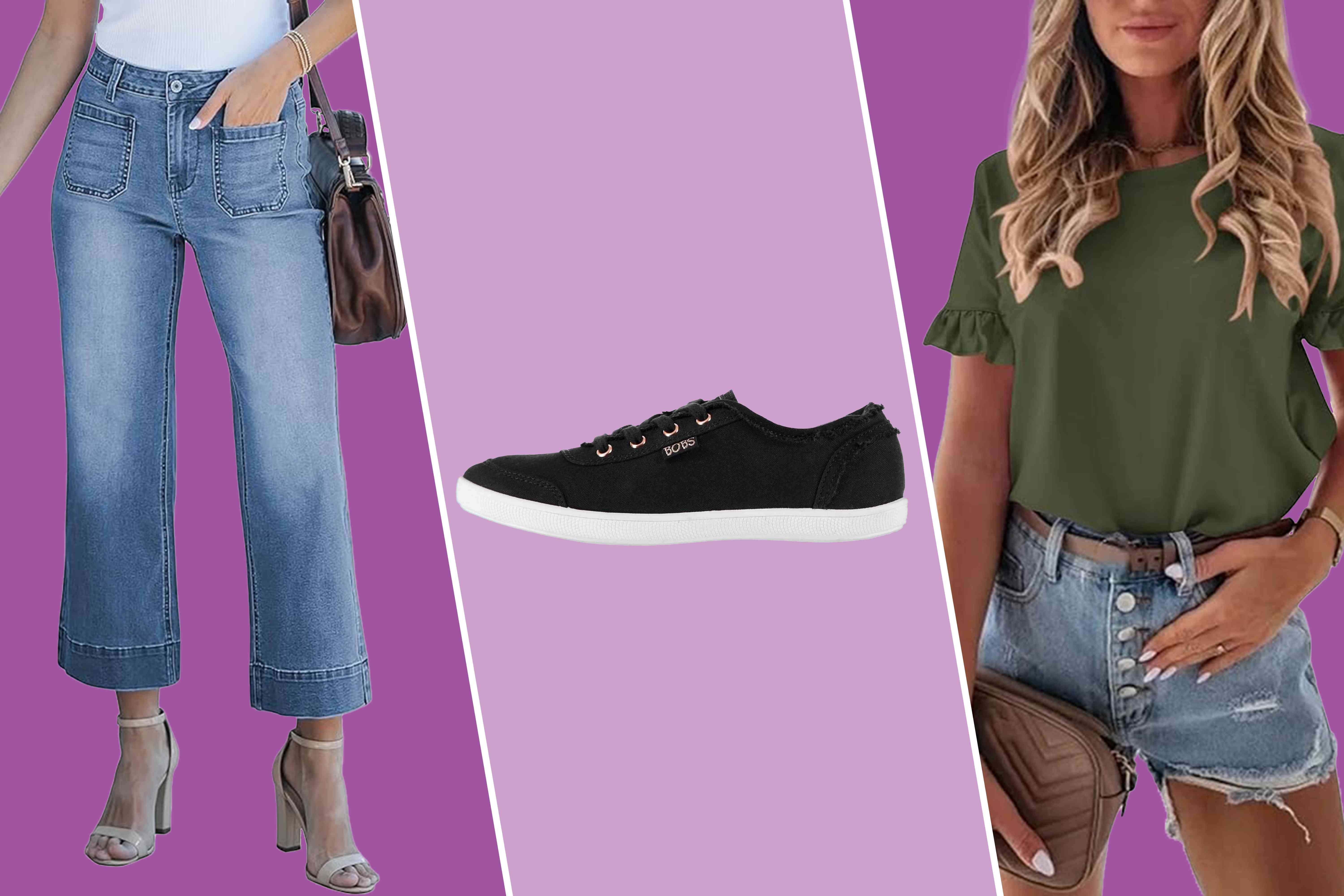 What Are Amazon Shoppers Buying This Month? Comfy Sneakers, Flattering Blouses, and More Trending Styles from $18