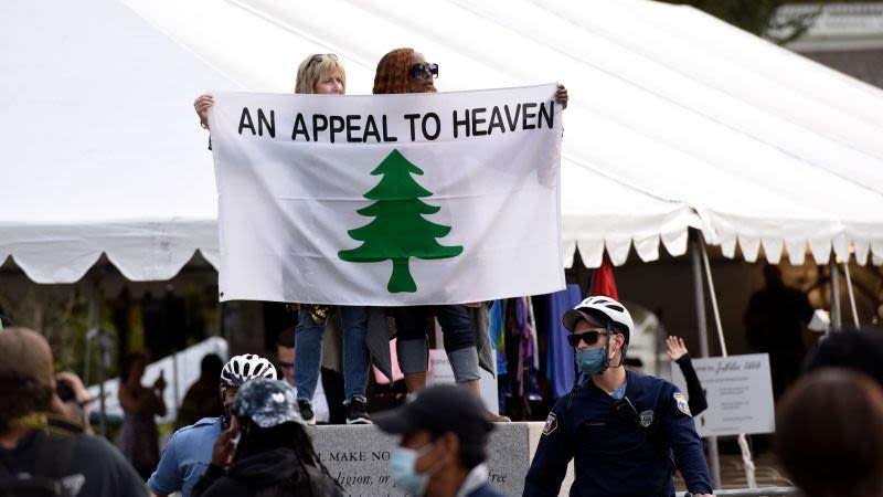 The history behind the controversial ‘Appeal to Heaven’ flag | CNN