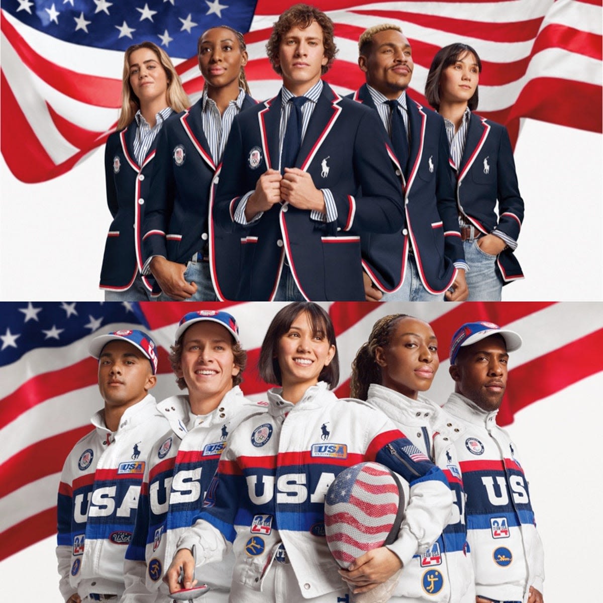 Ralph Lauren unveils Team USA’s Olympic uniforms - but critics say they’re more fitting for Nascar