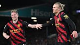 Erling Haaland hits 20 Premier League goals, Man City tops Leeds