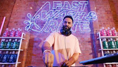 Craig David turns London launderette into a rave venue