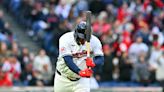 Guardians' Josh Naylor punishes baseball, then his own helmet on go-ahead HR