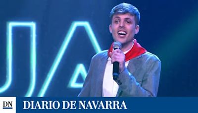 Borja, el milagrés que defiende la jota navarra en el concurso aragonés 'Jotalent'