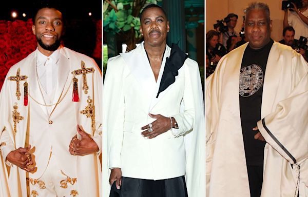 Colman Domingo's Honors Chadwick Boseman and André Leon Talley with his Look at the 2024 Met Gala