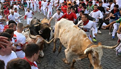 Primer encierro de San Fermín 2024: los toros de La Palmosilla dejan escenas inéditas y seis heridos por contusiones