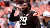 Dawand Jones in starting lineup for Cleveland Browns against Pittsburgh Steelers