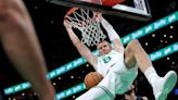 Kristaps Porzingis returned and had a huge game for the Celtics in Game 1 of NBA Finals