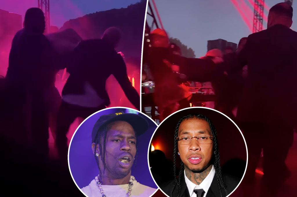 Travis Scott gets into fight with Tyga’s pal Alexander ‘AE’ Edwards at Cannes: ‘Models were flying everywhere’