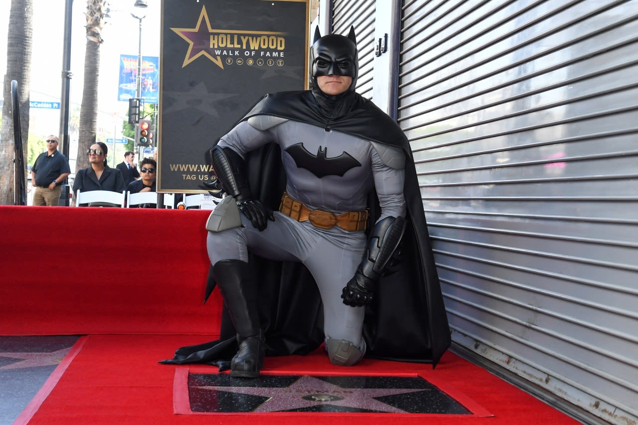 Batman becomes first superhero to have star on Hollywood Walk of Fame