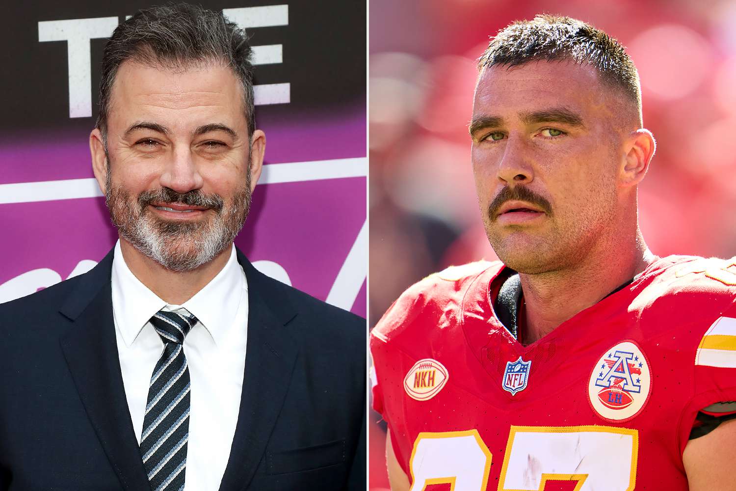 Jimmy Kimmel Jokes Travis Kelce Is 'Still' Taylor Swift's 'Broke Boyfriend' Despite $34 Million Chiefs Contract