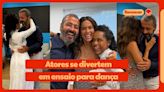 Renascer: Marcos Palmeira, Duda Santos e Theresa Fonseca ensaiam dança para cena; veja vídeo