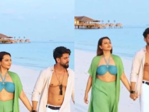 ...Shares Throwback Video With Zaheer Iqbal From A Beach Vacation, Calls It A 'Sunday State Of Mind' - News18