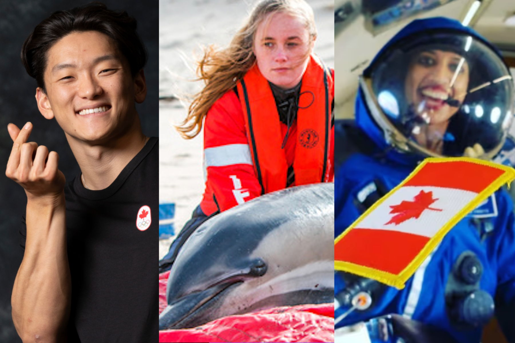 Finally, some good news: Canadian makes Olympics history, Edmonton doctor blasting off to space, and dolphins rescued after mass stranding