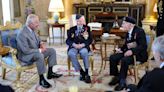 King and Queen hear moving recollections from D-Day veterans at Palace