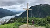 Crossed off: Famous Mount Roberts cross lies flat | Juneau Empire