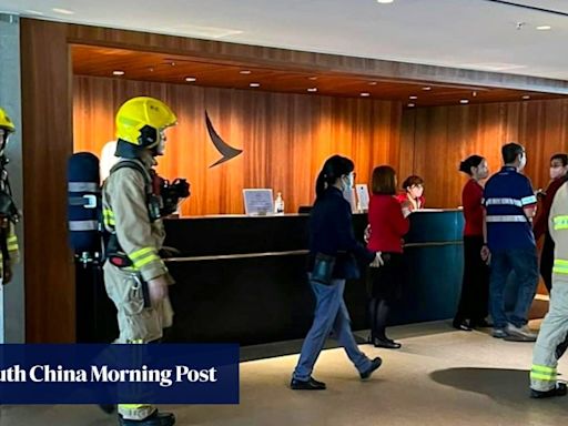 Cathay business lounge at Hong Kong airport forced to close after fire, evacuations