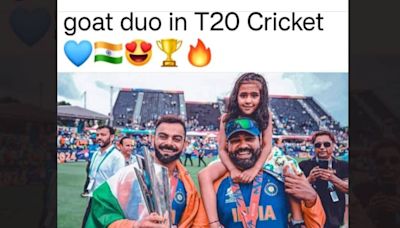 'Brother on His Side': Rohit Sharma's Mother Posts Son's Pic From 2024 T20 WC Win With Virat Kohli - News18