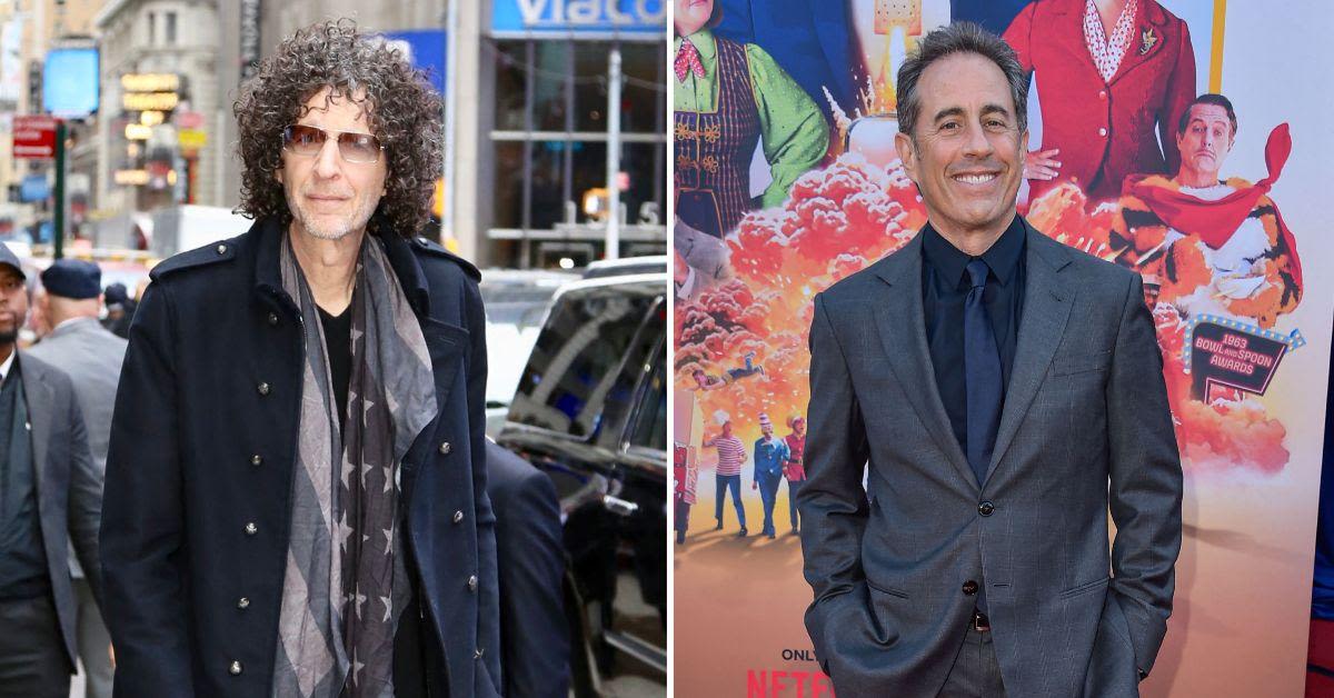 Howard Stern Admits He Feels 'Weird' About Friend Jerry Seinfeld's Diss But Insists It 'Wasn’t Really That Big a Deal'