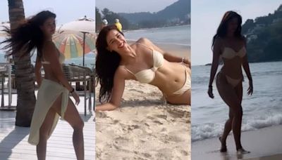 Disha Patani Slips Into Racy Bikini As She Enjoys Her Beach Vacation: Watch