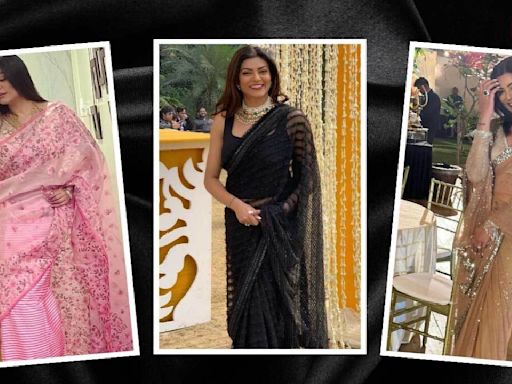 5 times Sushmita Sen made us swoon over her saree-torial statements