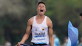 Inspirado en héroe nacional, ecuatoriano Hurtado rompe con pronósticos en marcha de Panamericanos