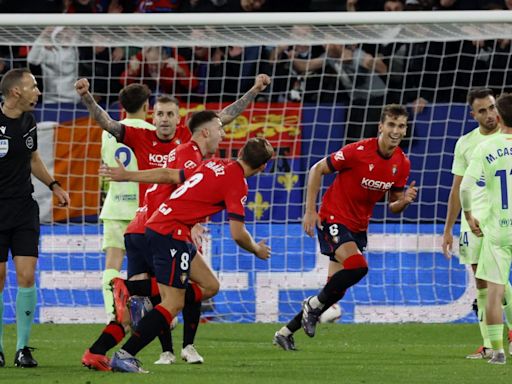 PIX: Osasuna stun Barcelona; Bayern-Leverkusen draw