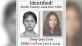 Jane Doe in 1985 Smith County case identified through DNA