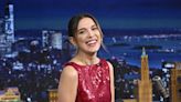 Millie Bobby Brown Makes High-shine Statements With Cult Gaia Sequin Cocktail Dress and Engagement Ring on ‘Tonight Show’