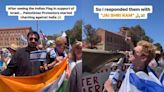 Viral: Pro-Israel protester chants ‘Jai Shri Ram’ slogan at US university, here's what happened