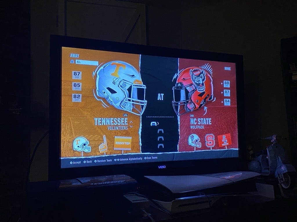 We simulated Tennessee football vs. NC State. Who won the game, MVP honors in EA Sports?