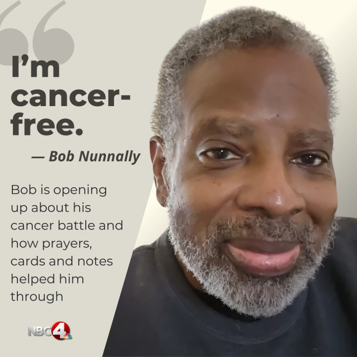 Bob Nunnally reveals to NBC4 viewers what type of cancer he had