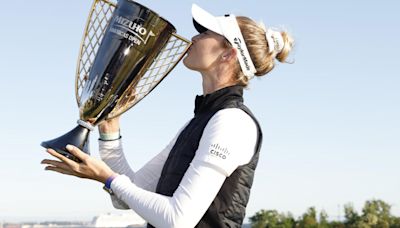 La golfista estadounidense Nelly Korda alza su sexto título del año