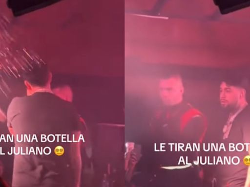 En medio del show: Julianno Sosa sufrió botellazo en Temuco