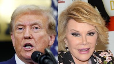 Critics Mock Trump For Name-Dropping Joan Rivers In Bizarre Election Claim