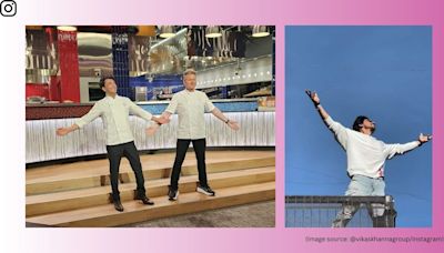 Vikash Khanna teaches ‘SRK’ pose to British celebrity chef Gordon Ramsay: ‘What a magical day’