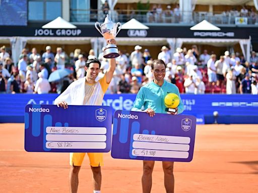 Rafael Nadal falls short against Nuno Borges at Bastad Open final; loses first tour final in two years