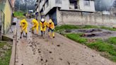 Deslizamiento provocó la evacuación de nueve familias de Conocoto, en Quito