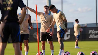 La Selección Argentina comenzó los entrenamientos en Estados Unidos