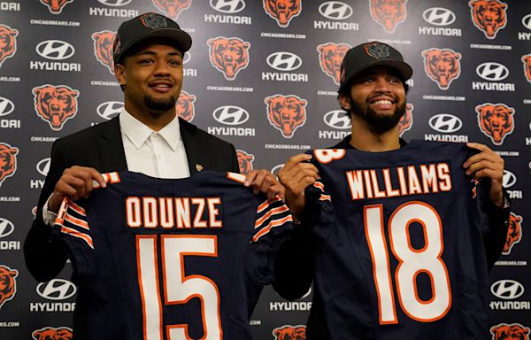 Bears finally come to terms with first-round picks, QB Caleb Williams and WR Rome Odunze