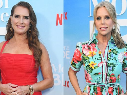 Brooke Shields Goes Fiery Red in Hervé Léger Dress, Cheryl Hines Blooms in Florals and More From the ‘Mother of the Bride’ Screening