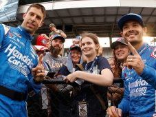 Making up for May: Kyle Larson, Hendrick savor Brickyard redemption moment with Indy fans