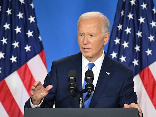 Was Joe Biden using a teleprompter? How Thursday's press conference was formatted