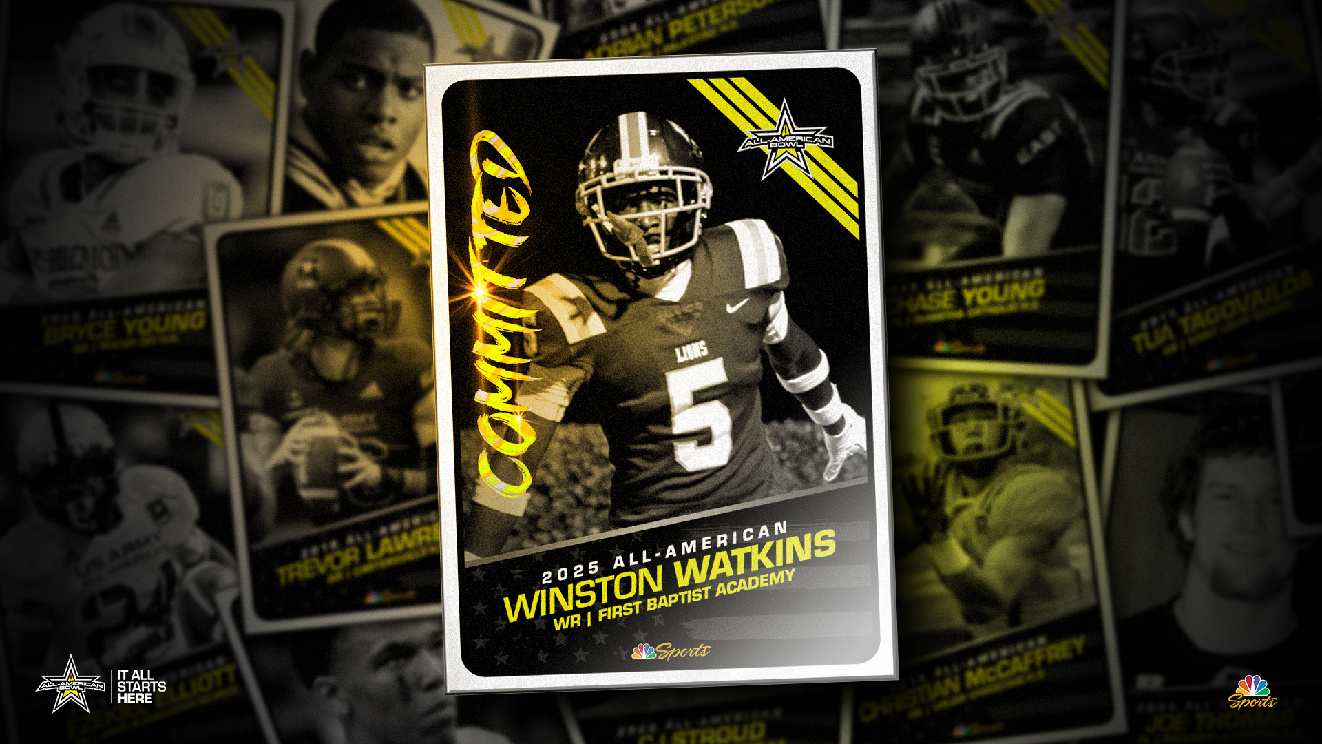 Winston Watkins Accepts All-American Bowl Invitation