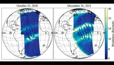 Surprising discovery by NASA an unexpected X & C-shaped structures spotted in Earth's upper atmosphere