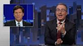 ‘Last Week Tonight’: John Oliver Throws Darts At Former Fox News Host Tucker Carlson