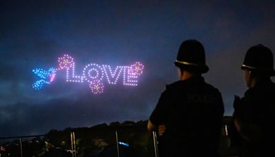 Glastonbury 2024 – live: Spectacular drone and fireworks display lights up the sky as festival gets underway