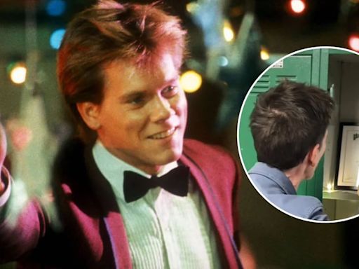 Kevin Bacon visitó su casillero de “Footloose” y pasó por la escuela de la película