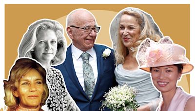 Rupert Murdoch's new love Elena Zhukova, and the story of his many wives