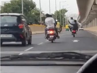 "Stunts Belong In Movies...": Bengaluru Police Arrest Biker Gang Who Attacked Moving Car On Flyover In Viral Video